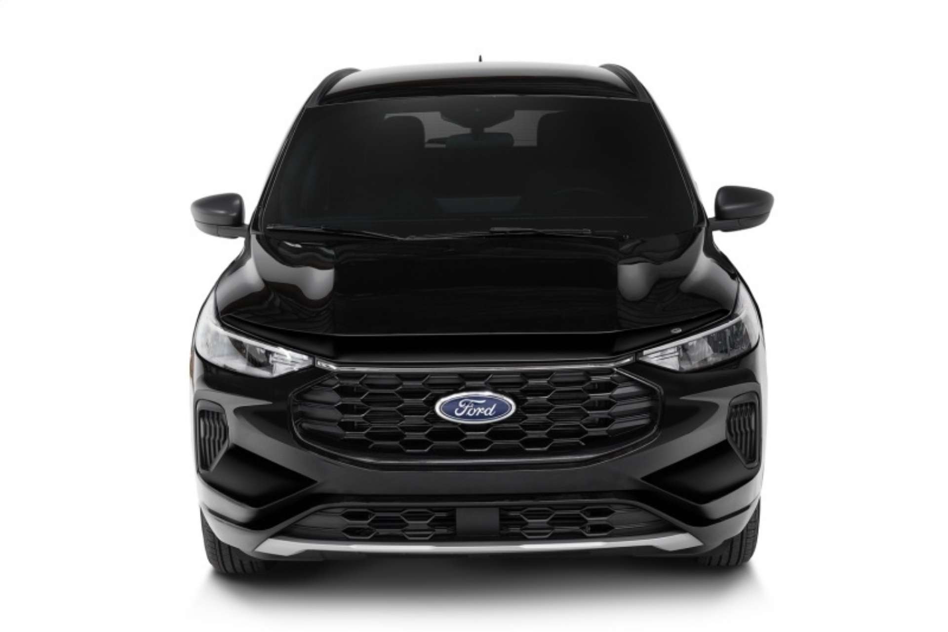 Picture of AVS 23-24 Ford Escape Aeroskin Low Profile Hood Shield - Smoke