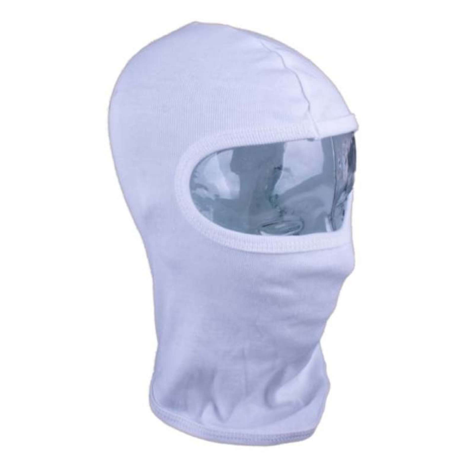 Picture of RaceQuip Cotton Underwear Head Sock Balaclava - Helmet Hood White