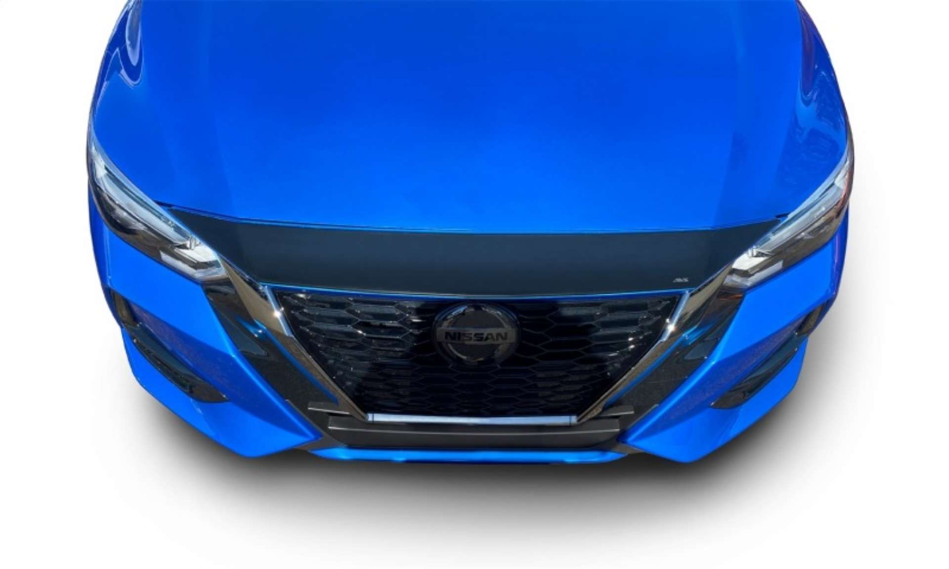 Picture of AVS 20-22 Nissan Sentra Aeroskin Low Profile Acrylic Hood Shield - Smoke