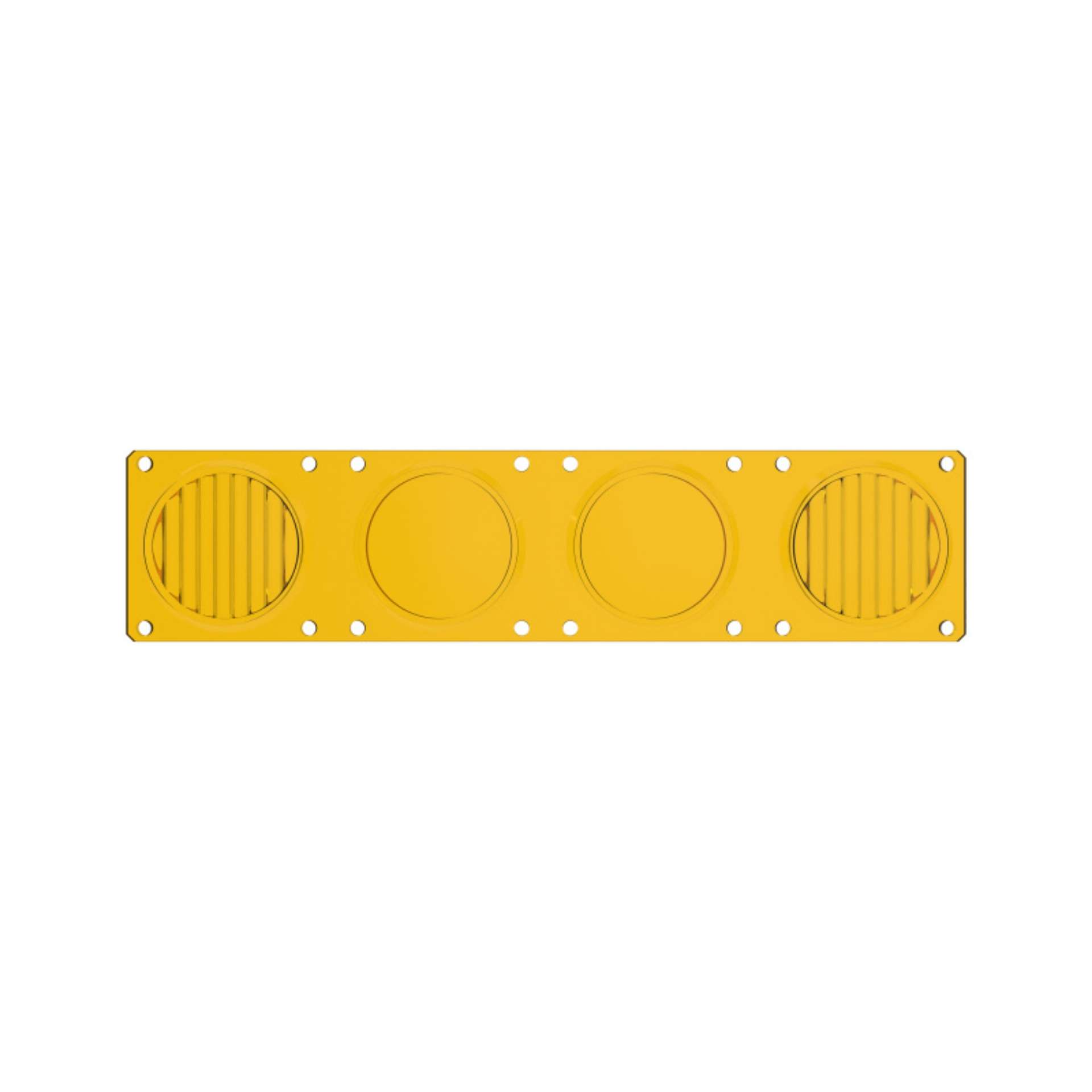 Picture of KC HiLiTES FLEX ERA LED Performance Yellow Combo Lens for Light Bars