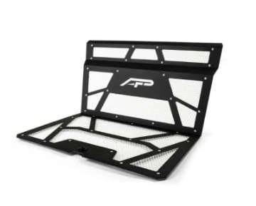 Picture of Agency Power 14-22 Polaris RZR XP 1000- Turbo Matte Black-White Vented Engine Cover