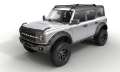 Picture of AVS 21-23 Ford Bronco 2-4Dr- Excl- Raptor Aeroskin II Textured Low Profile Hood Shield - Black