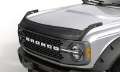 Picture of AVS 21-23 Ford Bronco 2-4Dr- Excl- Raptor Aeroskin II Textured Low Profile Hood Shield - Black