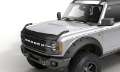 Picture of AVS 21-23 Ford BroncoExcl Raptor Aeroskin Low Profile Acrylic Hood Shield - Smoke