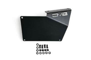 Picture of DV8 Offroad 21-22 Ford Bronco Factory Front Bumper License Relocation Bracket - Side