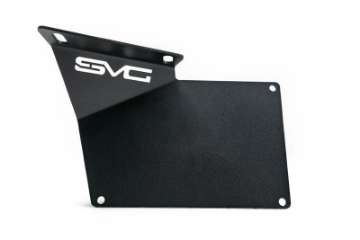 Picture of DV8 Offroad 21-22 Ford Bronco Factory Front Bumper License Relocation Bracket - Side
