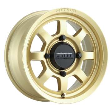 Picture of Method MR410 14x7 4+3-+13mm Offset 4x156 132mm CB Gold Wheel