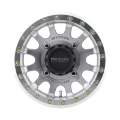 Picture of Method MR401 UTV Beadlock 14x7 4+3-+13mm Offset 4x136 106mm CB Raw Machined w-BH-H20875 Wheel