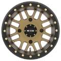 Picture of Method MR406 UTV Beadlock 14x8 4+4--2mm Offset 4x156 132mm CB Method Bronze w-Matte Black Ring Wheel