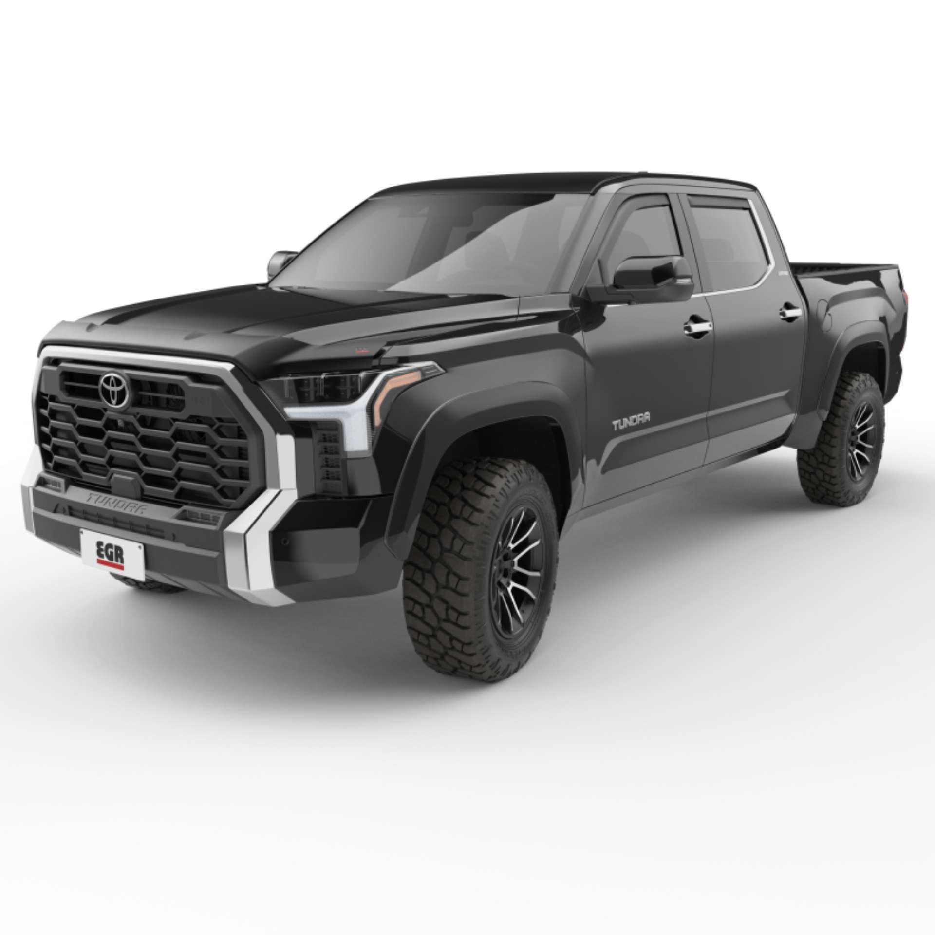 Picture of EGR 22-24 Toyota Tundra 66-7in Bed Summit Fender Flares Set of 4 - Painted to Code Black