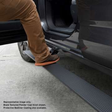 Picture of RealTruck 14-24 Toyota 4Runner 4dr VoltStep Electric Running Board Kit - Protective Bedliner Coating