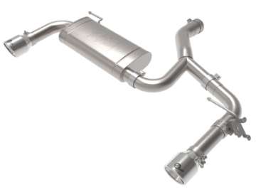 Picture of aFe 15-21 BMW X1 F48 L4 2-0L t MACH Force-Xp 3 to 2-1-2 IN SS Axle-Back Exhaust w-Polished Tip