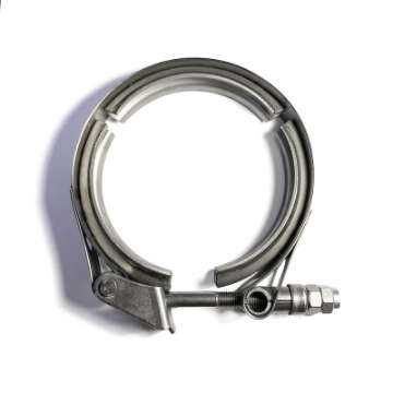 Picture of Ticon Industries 3in Stainless Steel V-Band Clamp - Quick Release