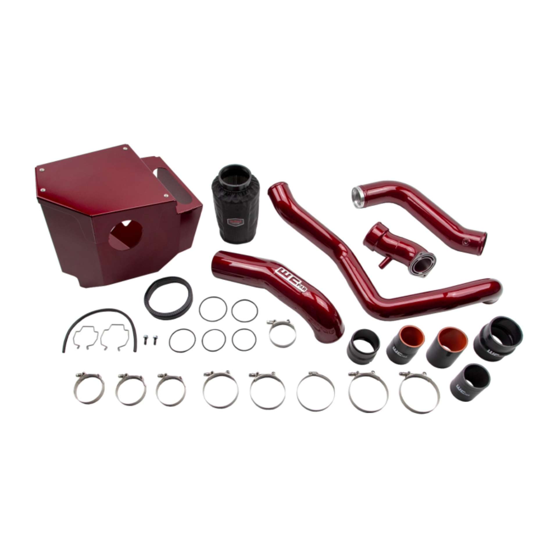 Picture of Wehrli 20-24 Chevrolet 6-6L LP5 Duramax High Flow Intake Bundle Kit - Gloss White