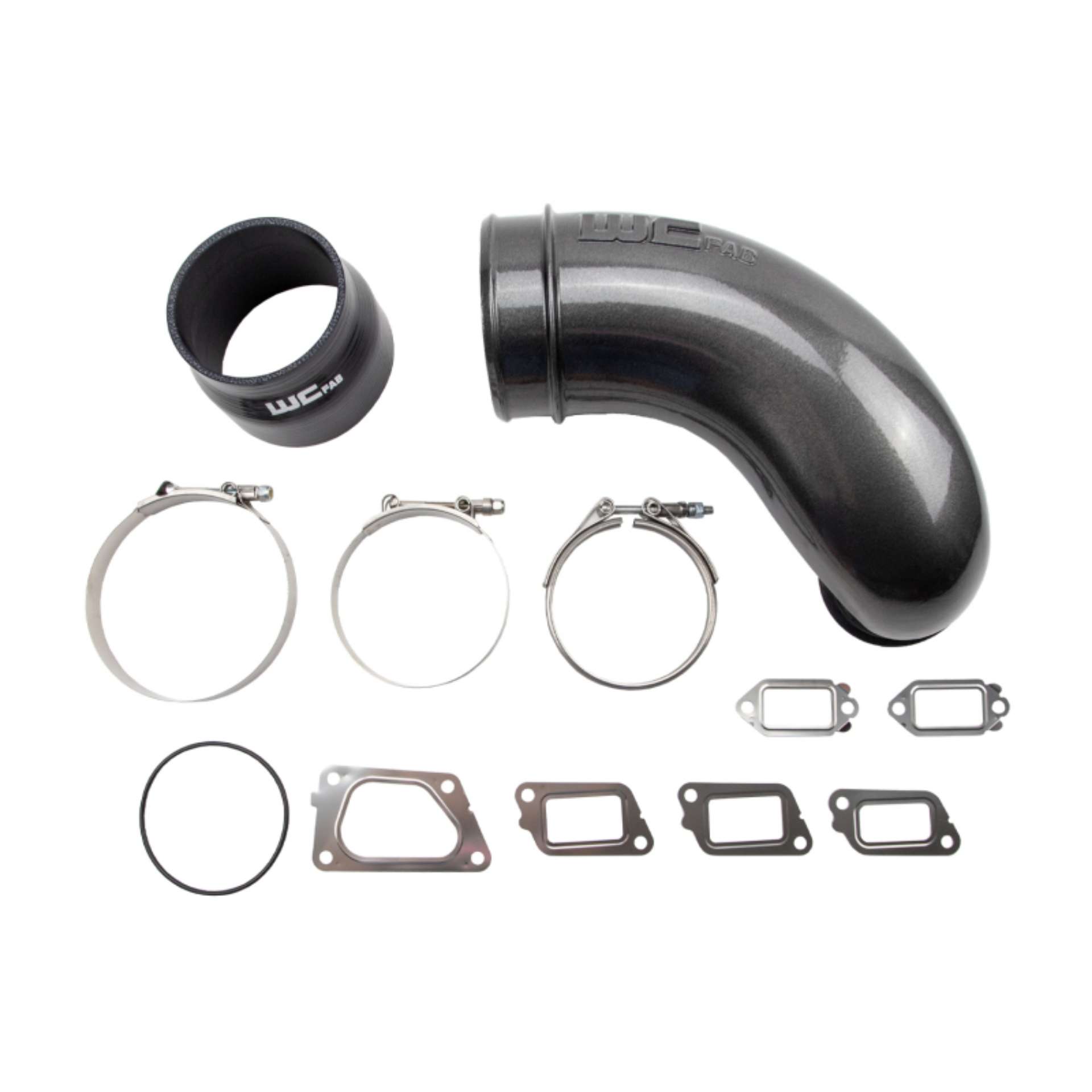 Picture of Wehrli 11-16 Chevrolet 6-6L LML Duramax 5in Intake Horn - Flat Black