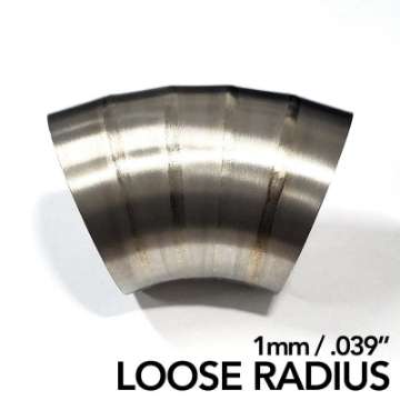 Picture of Ticon Industries 3in Dia 1-6D Loose Radius 90Deg Bend 1mm--039in Pre Welded Titanium Pie Cut - 10pk