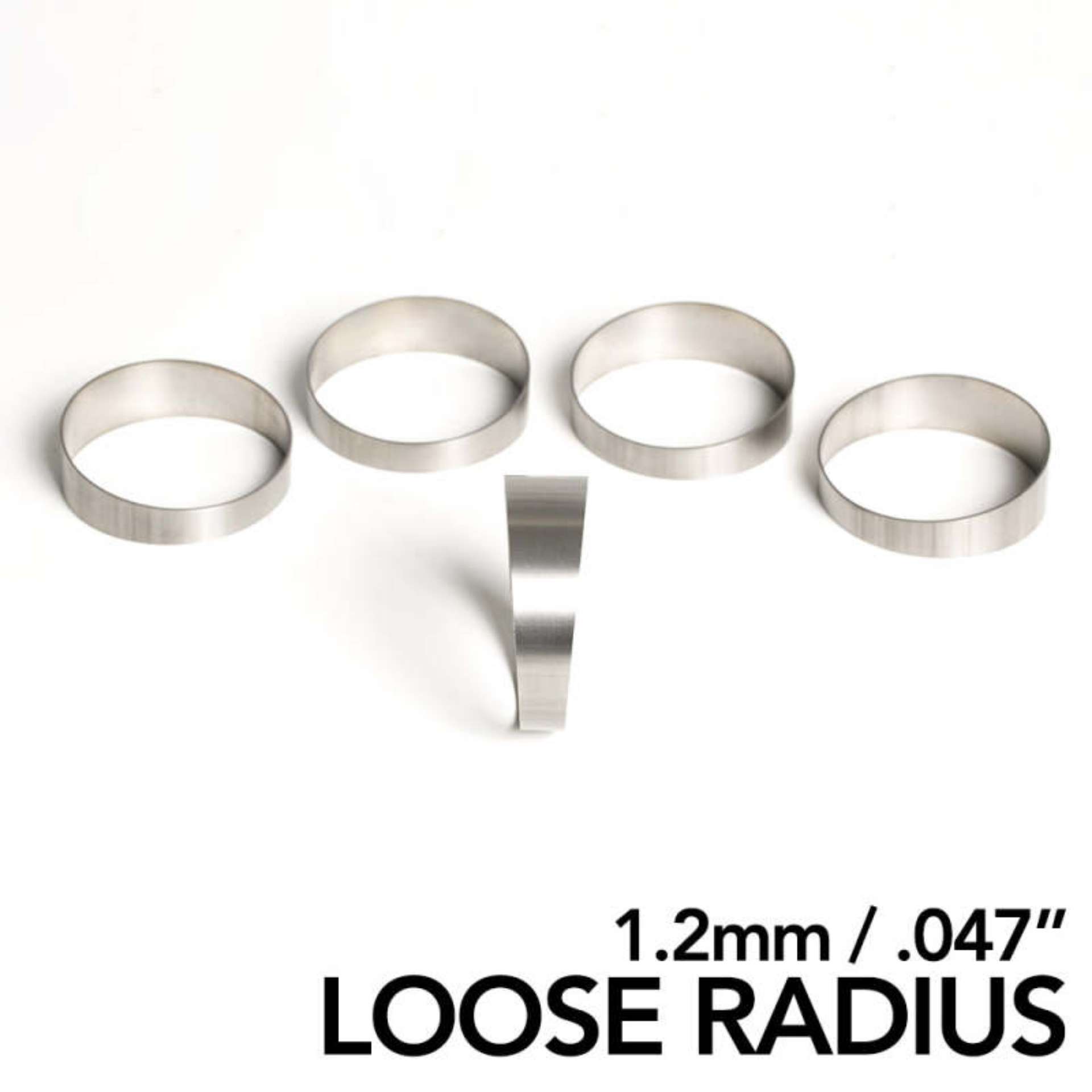 Picture of Ticon Industries 2-13in Diameter 2D Loose Radius 1-2mm--047in Titanium Pie Cut - 5pk