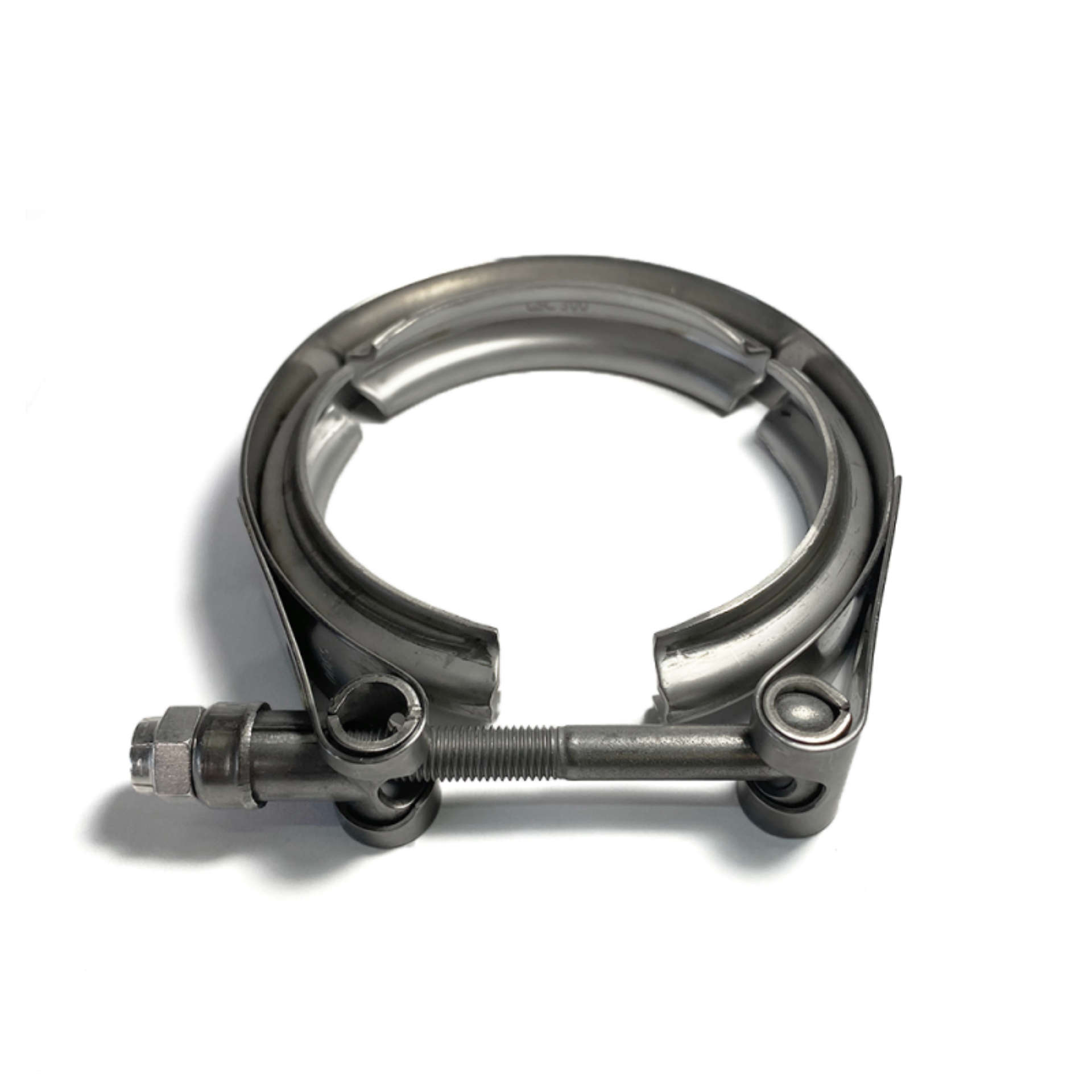 Picture of Ticon Industries 5in Stainless Steel V-Band Clamp for GT47-55 Divided Housing