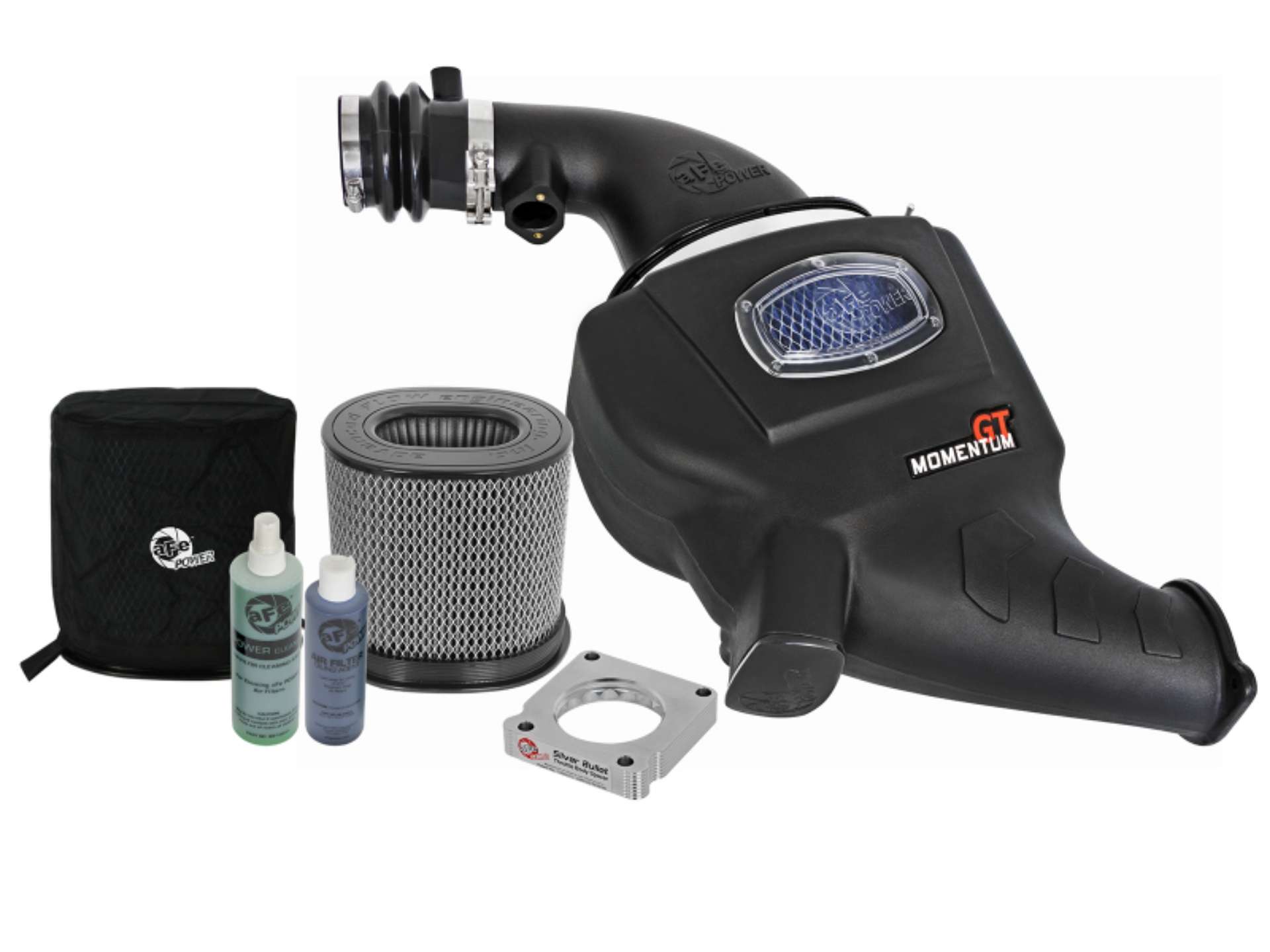 Picture of aFe 01-16 Nissan Patrol Momentum GT Performance Package Inc- CAI, TB Spacer, Filter & cleaning kit