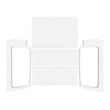 Picture of DEI 04-06 Jeep Wrangler LJ Unliminted Headliner Complete Kit - White