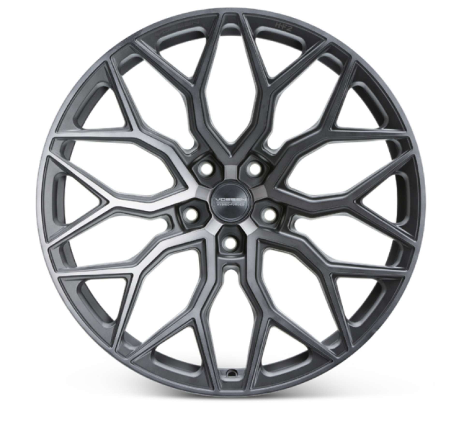 Picture of Vossen HF-2 20x9 - 5x120 - ET35 - Flat Face - 72-56 - Tinted Matte Gunmetal Wheel