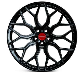 Picture of Vossen HF-2 21x12 - 5x120 - ET52 - Deep Face - 66-9 - Gloss Black Wheel