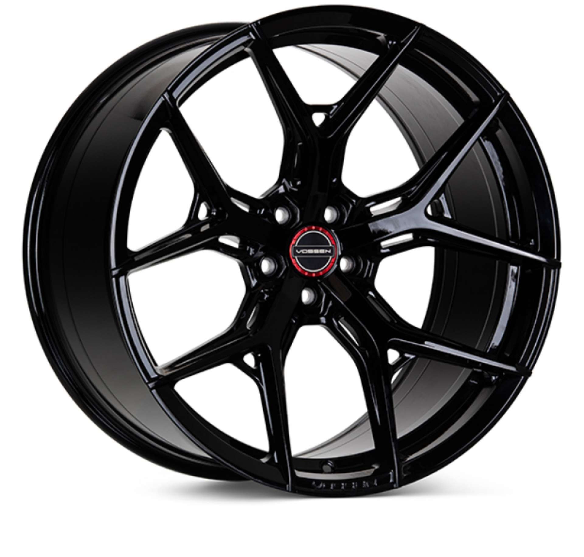 Picture of Vossen HF-5 20x10 - 5x120 - ET45 - Deep Face - 72-56 - Gloss Black Wheel