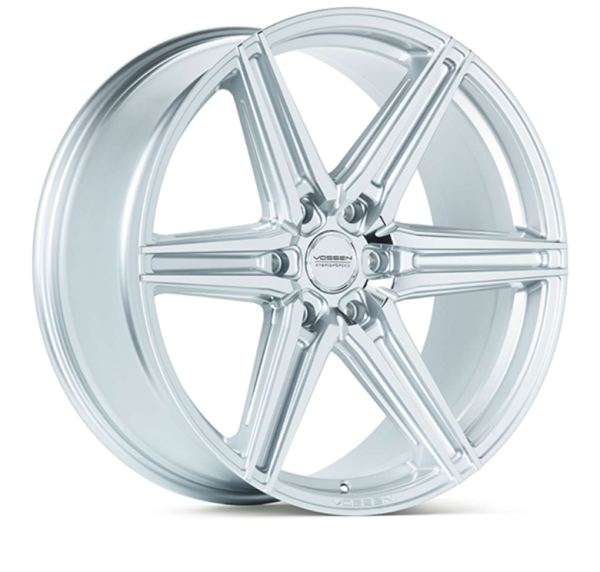 Picture of Vossen HF6-2 20x9-5 - 6x135 - ET15 - Deep Face - 87-1 - Silver Polished Wheel