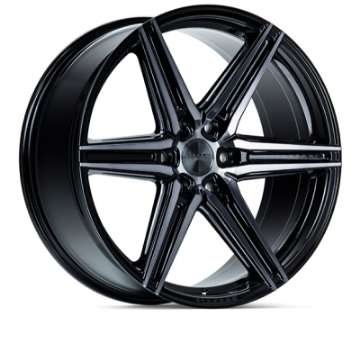 Picture of Vossen HF6-2 20x9-5 - 6x135 - ET15 - Deep Face - 87-1 - Tinted Gloss Black Wheel