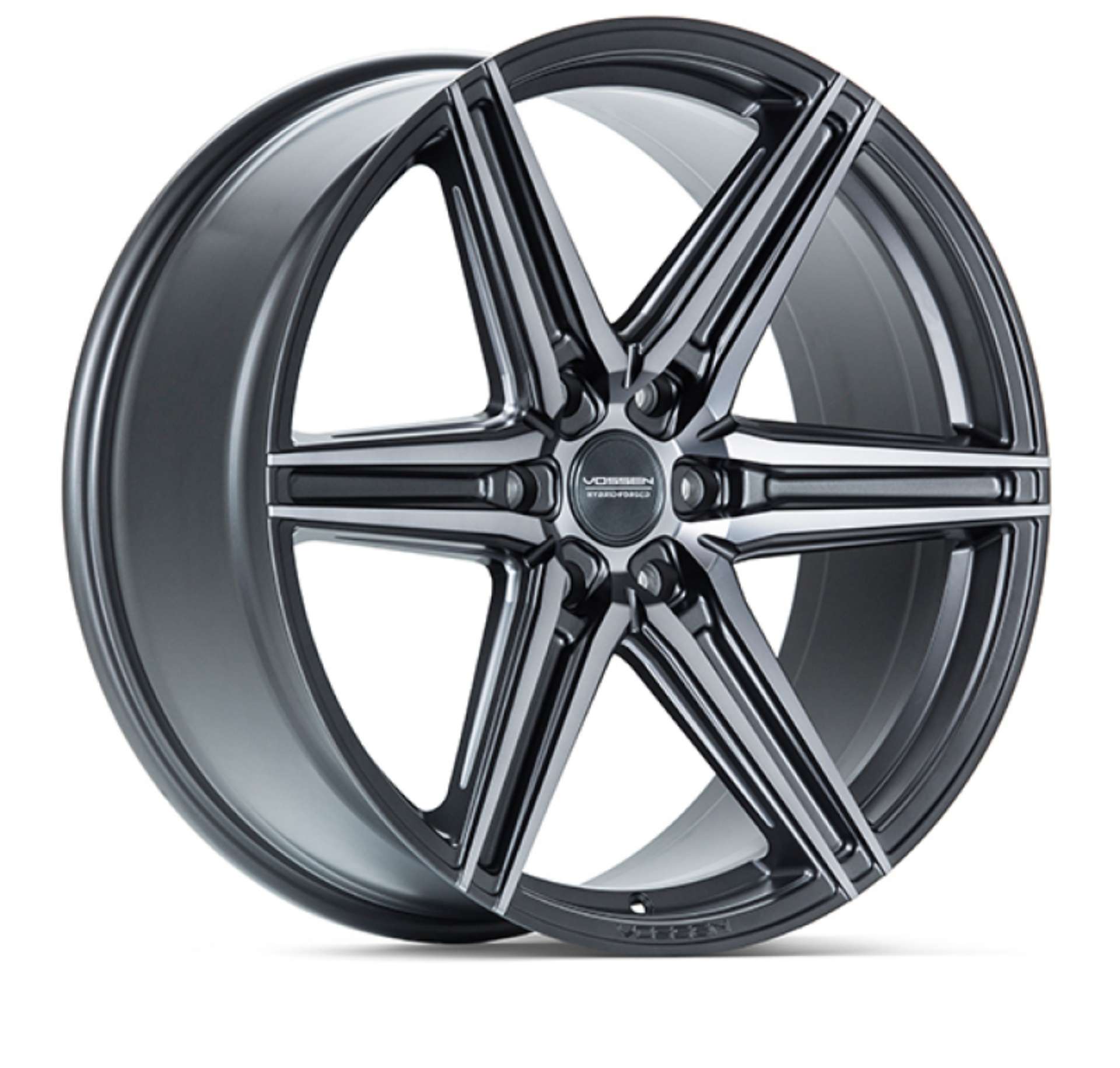 Picture of Vossen HF6-2 20x9-5 - 6x135 - ET15 - Deep Face - 87-1 - Tinted Matte Gunmetal Wheel