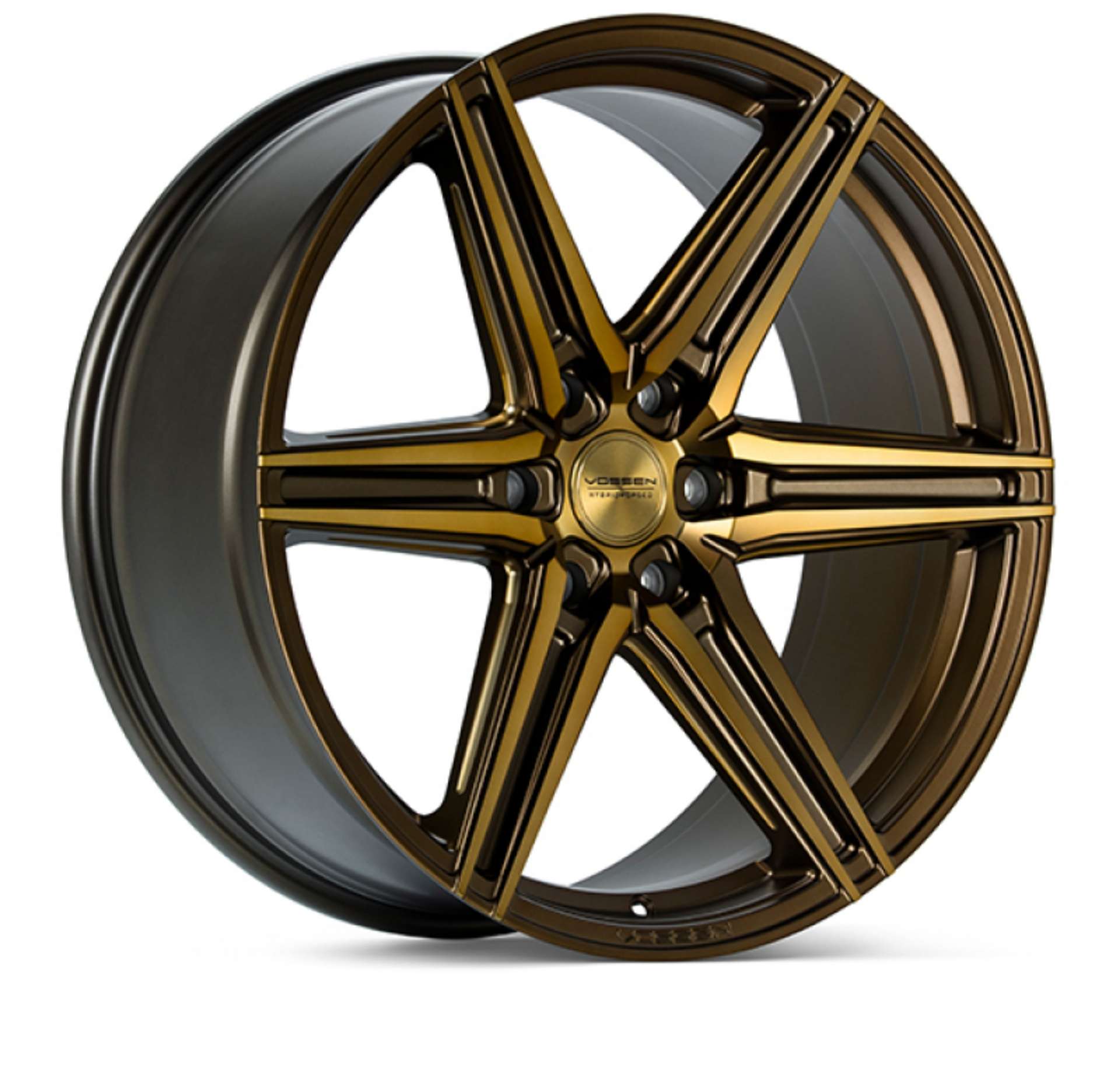 Picture of Vossen HF6-2 20x9-5 - 6x139-7 - ET15 - Deep Face - 106-1 - Tinted Matte Bronze Wheel