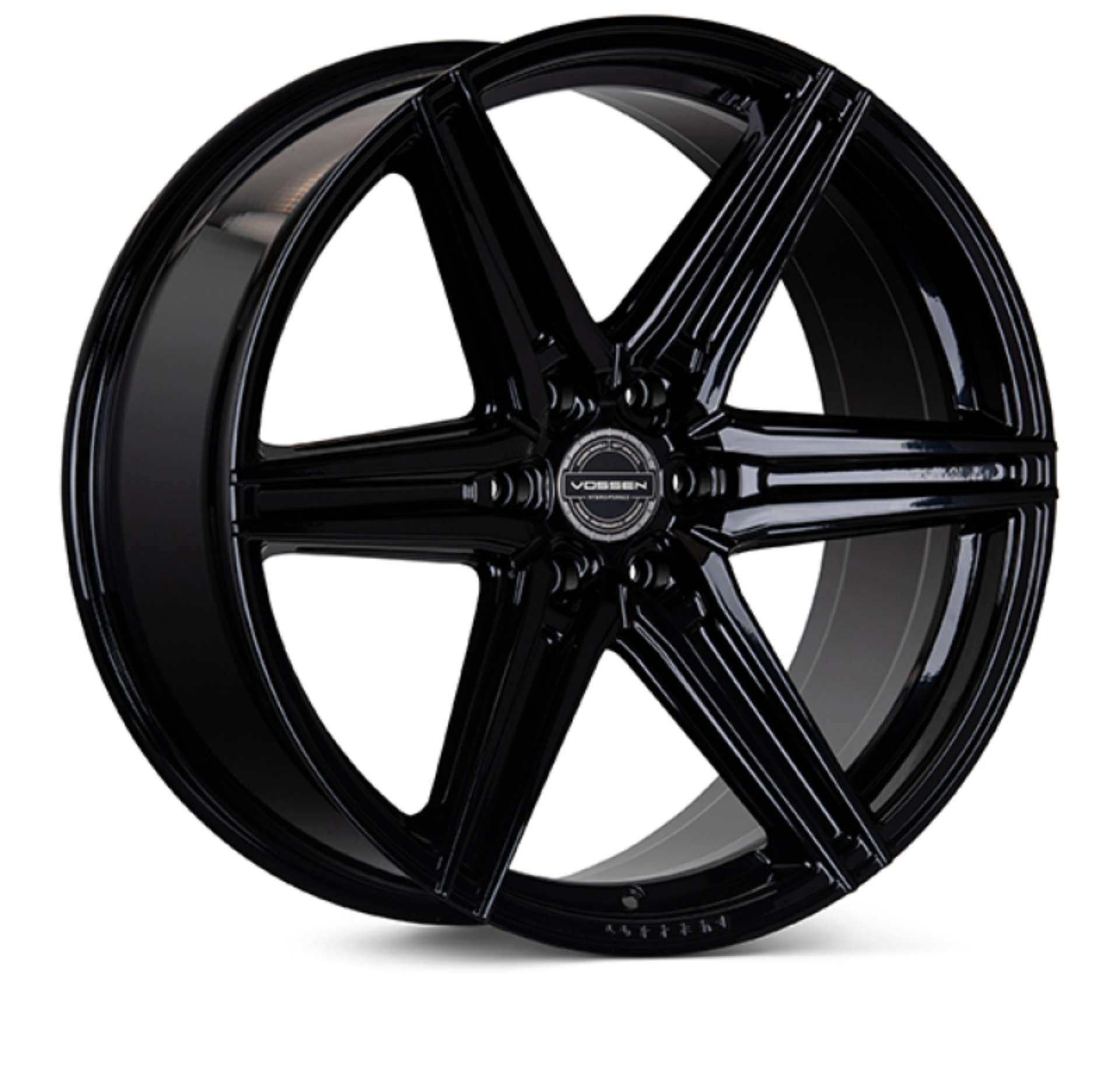 Picture of Vossen HF6-2 20x9-5 - 6x139-7 - ET15 - Deep Face - 106-1 - Gloss Black Wheel