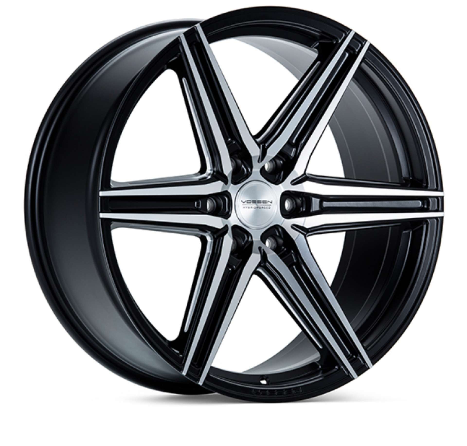 Picture of Vossen HF6-2 22x9-5 - 6x135 - ET20 - Deep Face - 87-1 - Brushed Matte Black Wheel