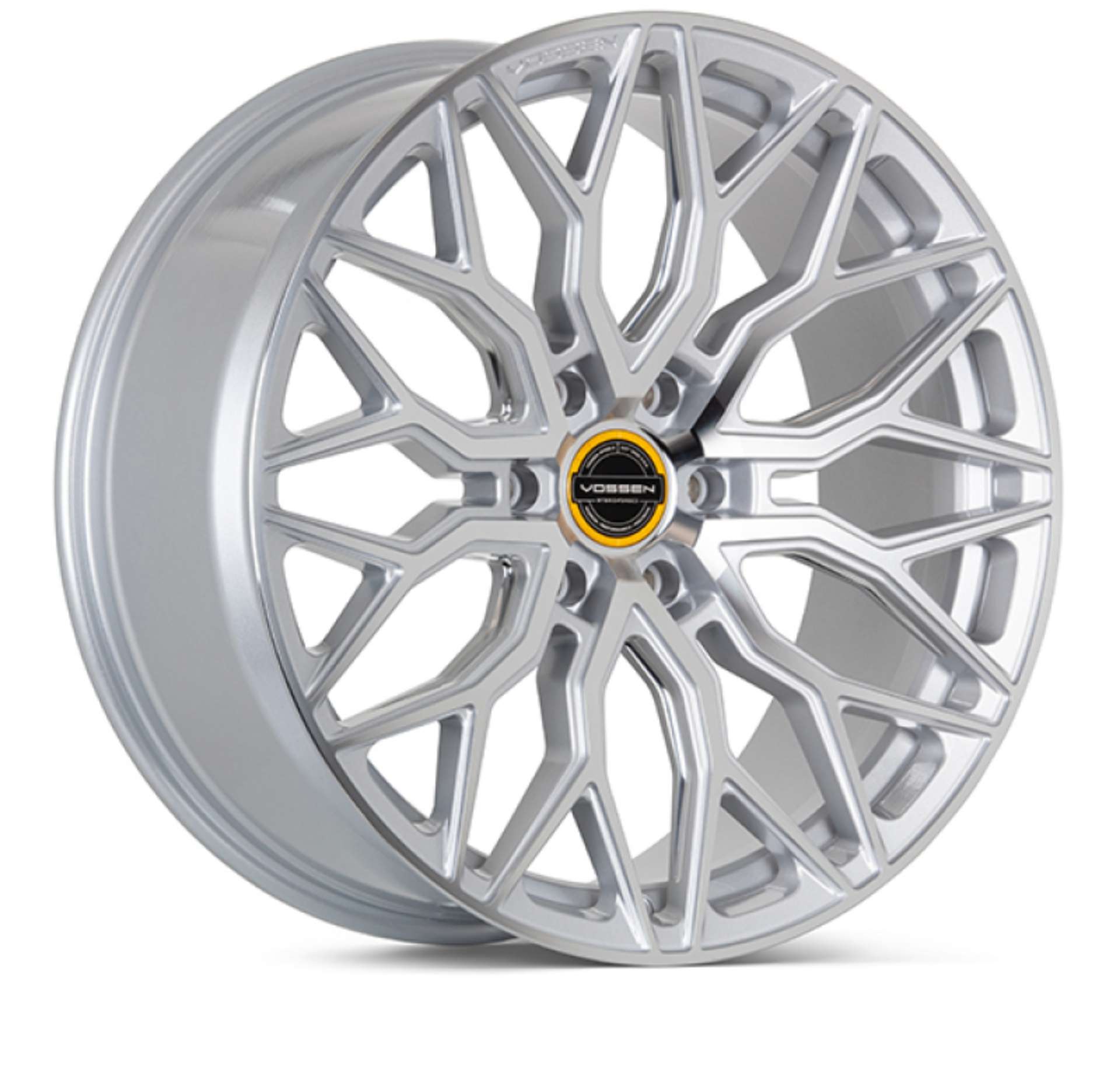 Picture of Vossen HF6-3 22x9-5 - 6x135 - ET20 - Deep Face - 87-1 - Silver Polished Wheel