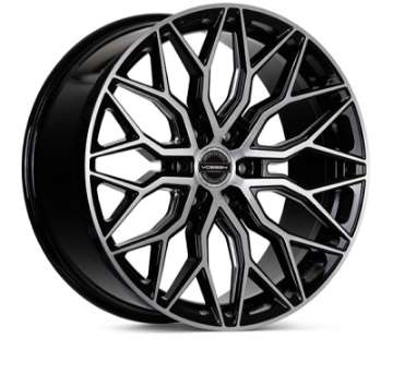 Picture of Vossen HF6-3 22x9-5 - 6x139-7 - ET20 - Deep Face - 106-1 - Brushed Gloss Black Wheel