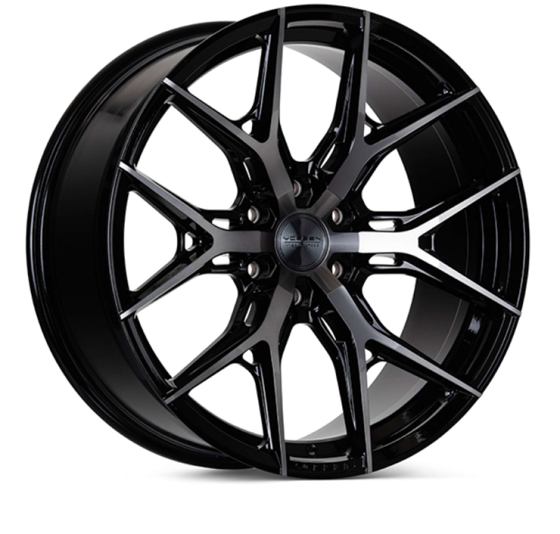 Picture of Vossen HF6-4 20x9-5 - 6x135 - ET15 - Deep Face - 87-1 - Tinted Gloss Black Wheel