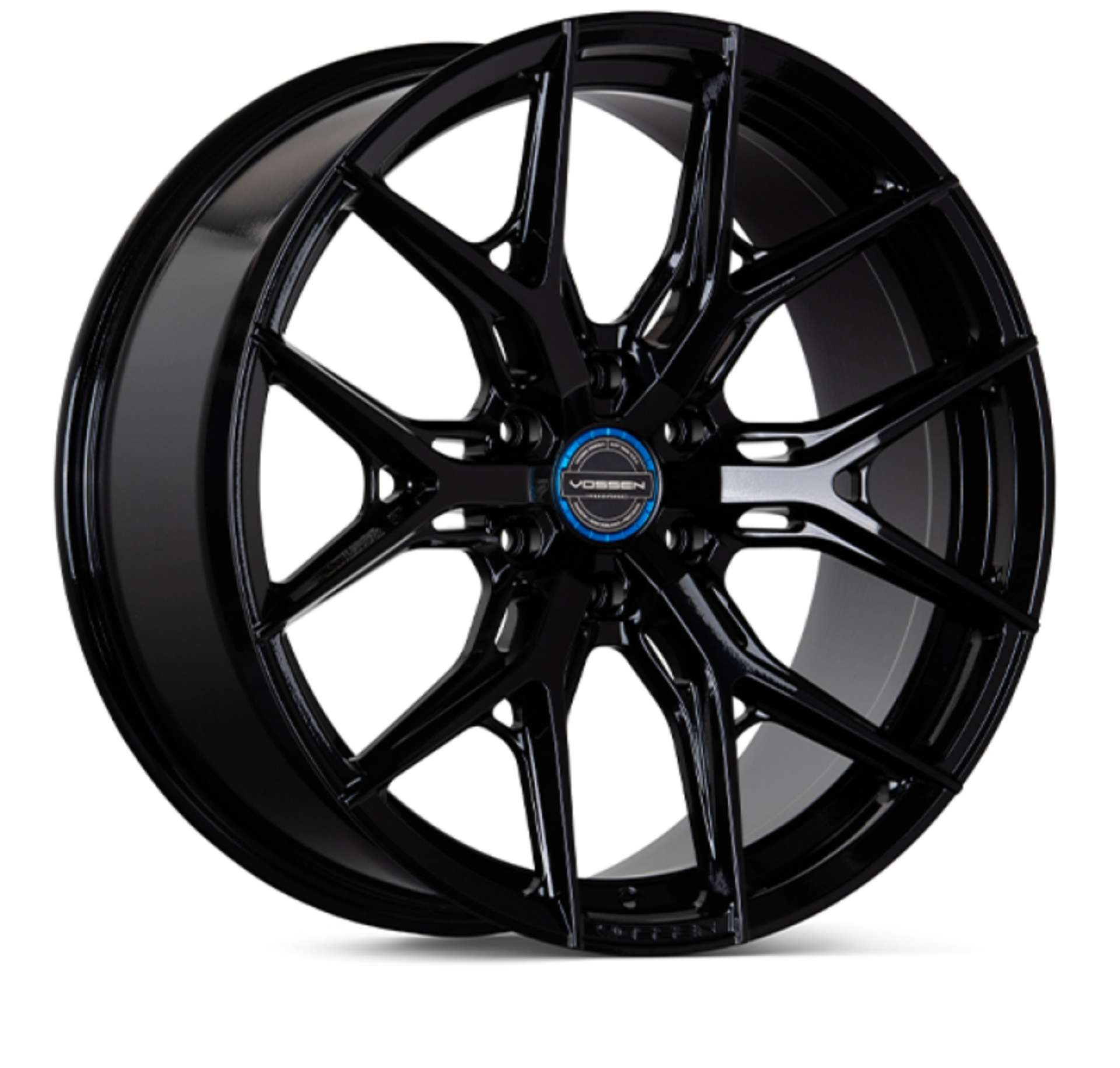 Picture of Vossen HF6-4 20x10 - 6x135 - ET-18 - Super Deep Face - 87-1 - Gloss Black Wheel