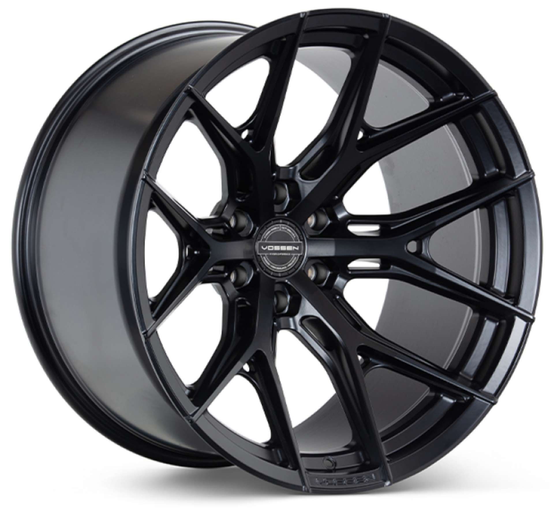 Picture of Vossen HF6-4 20x10 - 6x135 - ET-18 - Super Deep Face - 87-1 - Satin Black Wheel