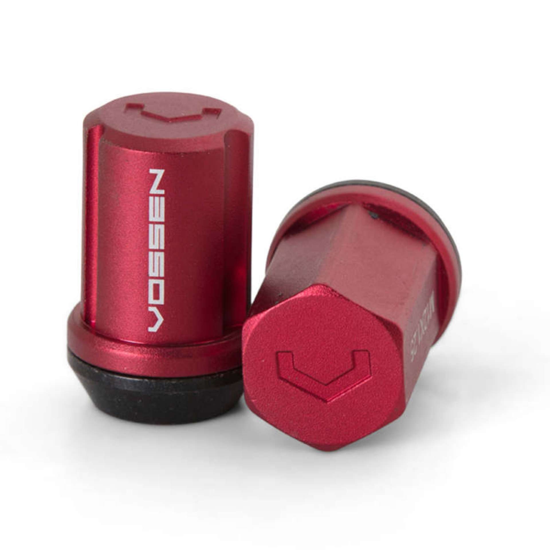 Picture of Vossen 35mm Lug Nut - 14x1-5 - 19mm Hex - Cone Seat - Red Set of 20