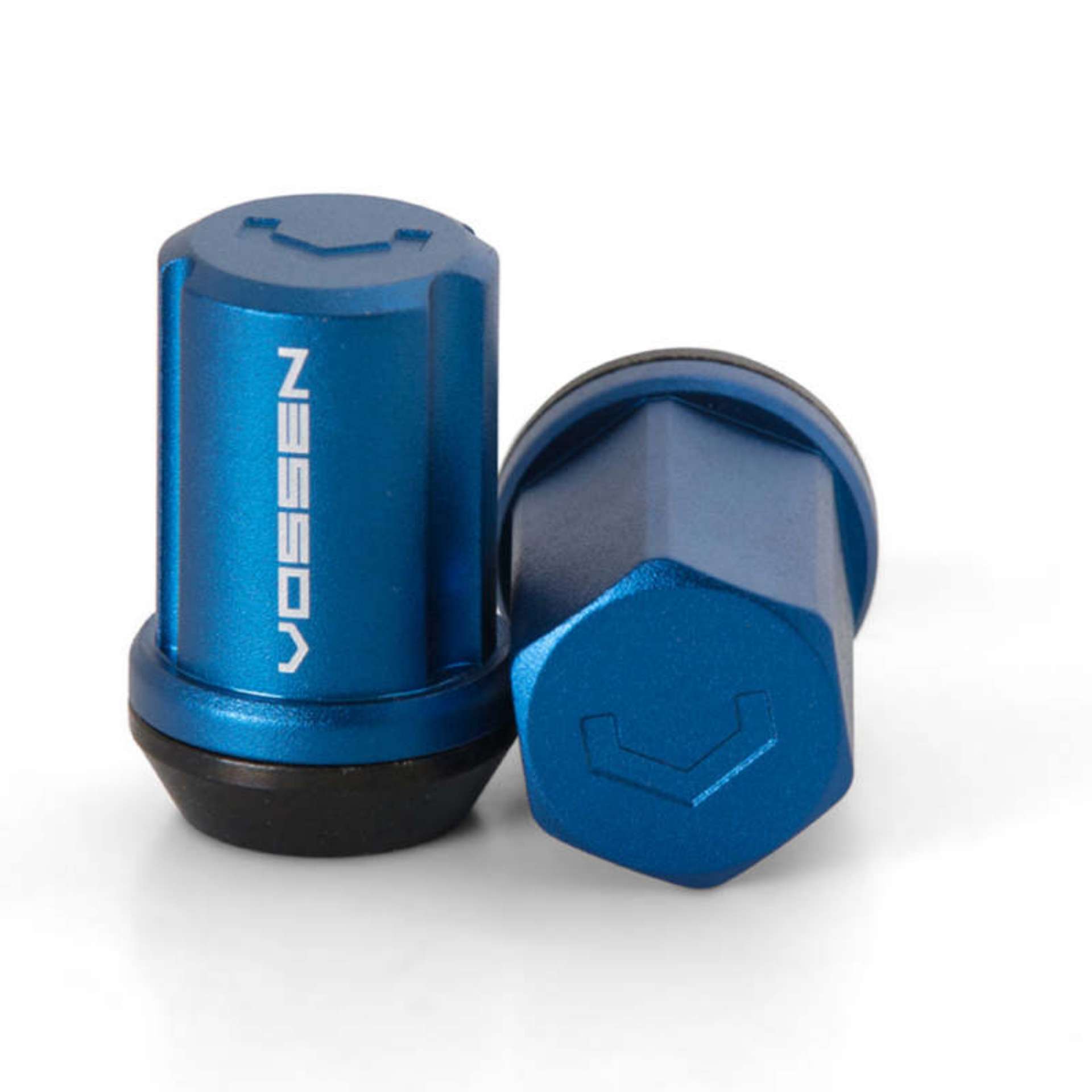 Picture of Vossen 35mm Lug Nut - 14x1-5 - 19mm Hex - Cone Seat - Blue Set of 20