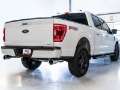 Picture of AWE 0FG 21+ Ford F150 Dual Split Rear Exhaust - 5in Chrome Silver Tips