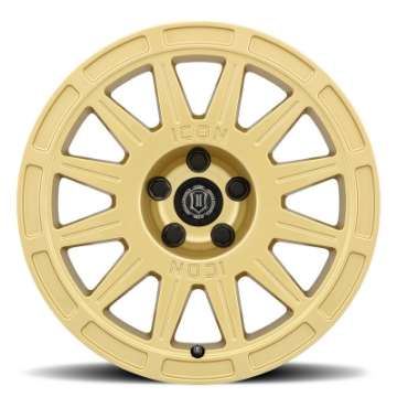 Picture of ICON Ricochet 17x8 5x4-5 38mm Offset 6in BS - Gloss Gold Wheel