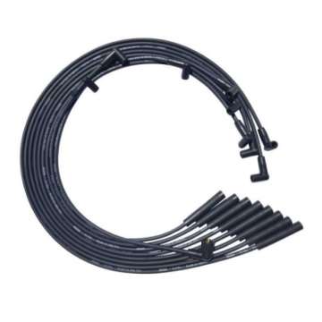 Picture of Moroso BB Chrysler Mopar 361-383-400-440 Str Plug HEI Unsleeved Ultra Spark Plug Wire Set - Black