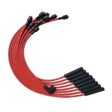 Picture of Moroso SB Chrysler Mopar 273-318-340-360 Str Plug Boots Non-HEI Ultra Spark Plug Wire Set - Red