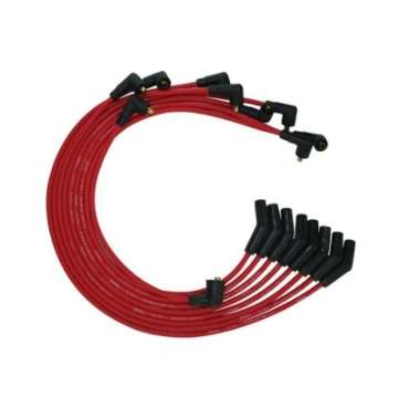 Picture of Moroso Ford 351C-390-429-460 Unsleeved Non-HEI 135 Ends Ultra Spark Plug Wire Set - Red