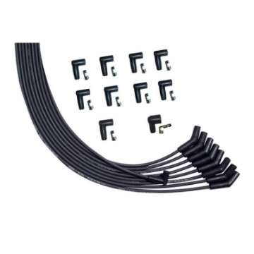 Picture of Moroso Universal V8 135 Deg Plug Unsleeved HEI Ultra Spark Plug Wire Set - Black