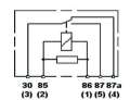 Picture of Hella Mini ISO Relay 12V SPDT w- Mounting Bracket Minimum Order Qty 150