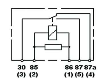 Picture of Hella Mini ISO Relay 12V SPDT w- Mounting Bracket Minimum Order Qty 150