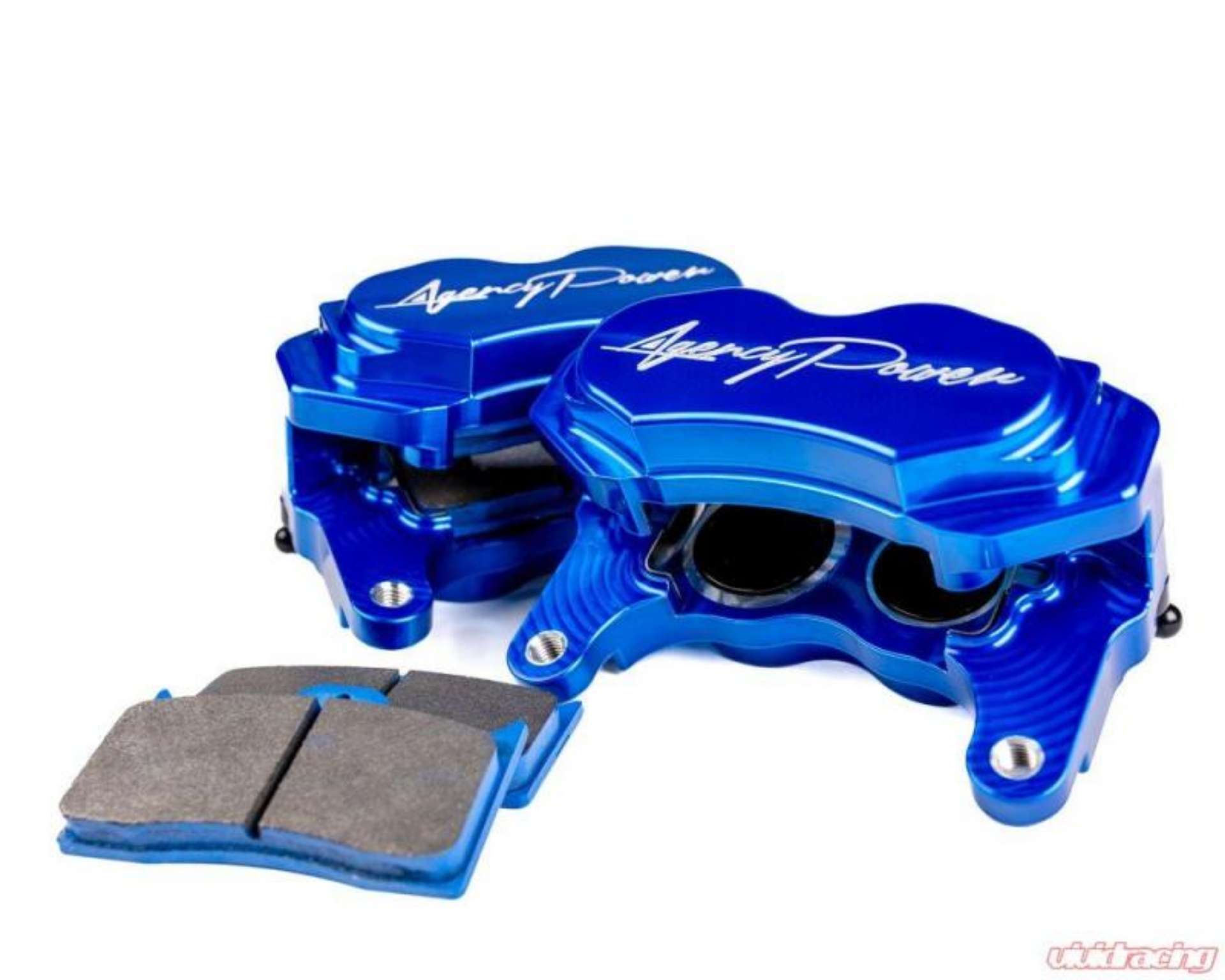 Picture of Agency Power Big Brake Kit Front and Rear Blue Ice Polaris RZR Turbo 14-18