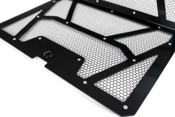 Picture of Agency Power 14-18 Polaris RZR XP 1000 - XP Turbo Vented Engine Cover - Gloss Black-Gloss Black Mesh